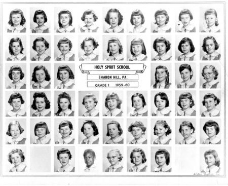 Holy Spirit School 1st Grade 1959 1960
