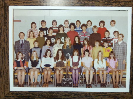 Miss McKay, art teacher, room 22, 1973-1974.