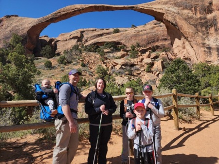 Mark and family on vacation 