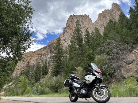 My 2011 Suzuki Vstrom - lovin' life.