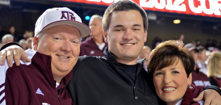 With Nathan at Kyle Field, College Station, TX