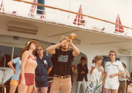 Beer Drinking Contest on Cruise