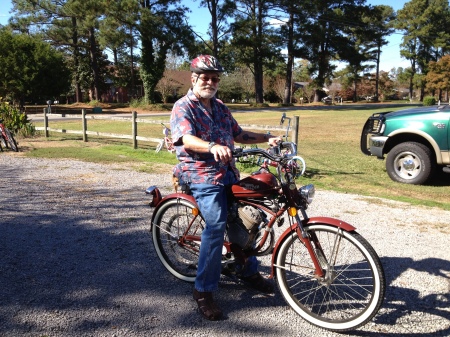 Ricks' first ride on Whizzer