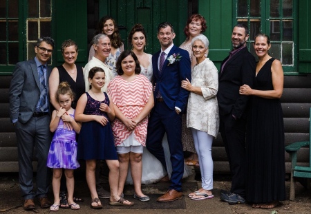 McGrath family at Conor's wedding