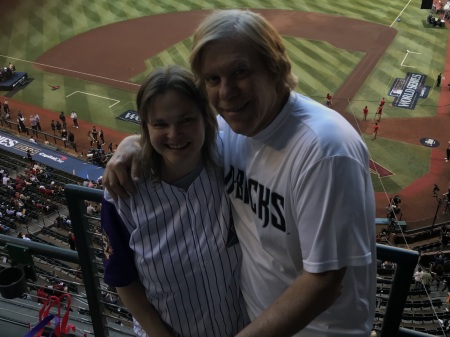 The wife and I at the 2023 World Series.