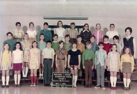 1970 Fifth Grade Class