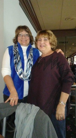 Friends for 50 yrs. With Sharon Slonin Schafer