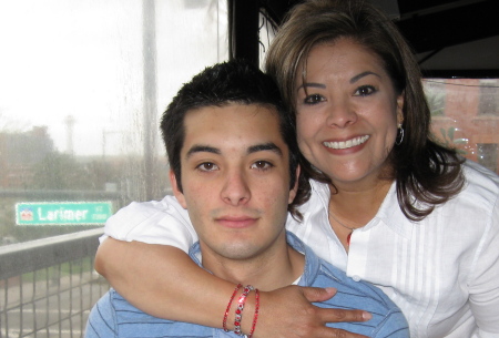 Annette and son 2009