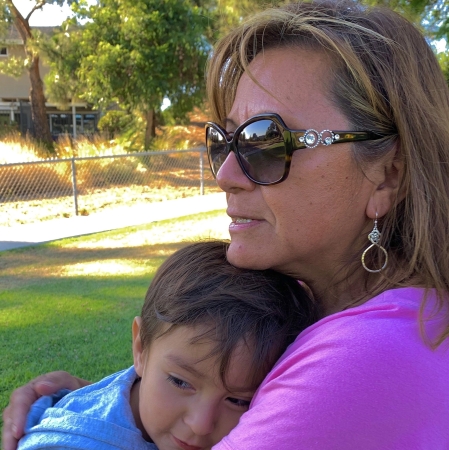 Melissa Moreno's album, My grandson and me 