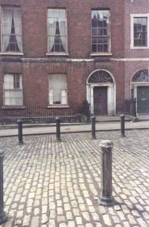 Back Street in Dublin, Ireland