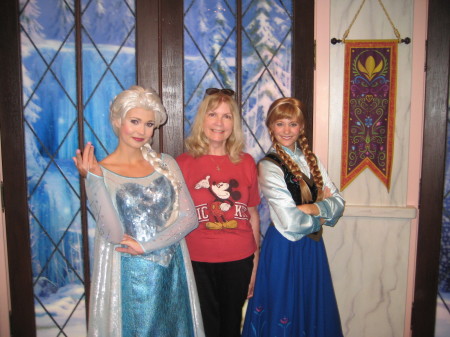 Finally meeting Elsa and Anna, May 2015