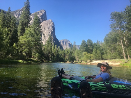 Floating the Merced through Yosemite Valley 