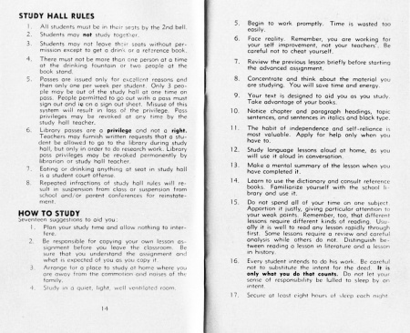 Jim Branchaud's album, Carlmont Student Handbook 1960-61