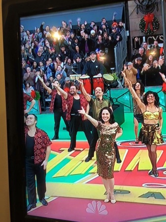 Performing on Macy's Thanksgiving Day Parade.