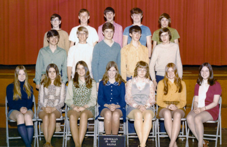 Grade 8 - Ms Scott's Major Work class 1970 