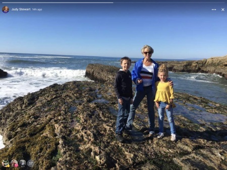 My grands at Montaña De Oro