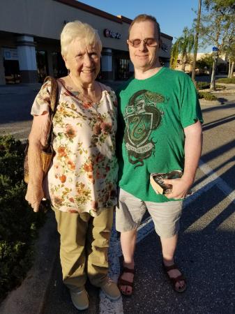 My son, Steven, and me in Key West