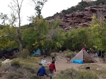 Limestone Camp, Lodore Canyon 10/21