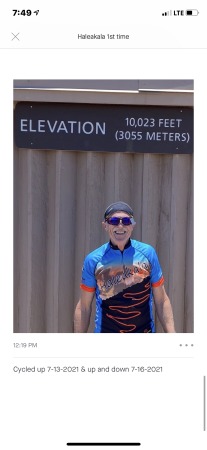 Climbed Haleakala 7-13-2021 and 7-16-2021