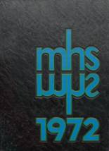 Manzano High School 1972 yearbook cover photo