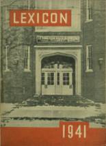 Lexington High School 1941 yearbook cover photo