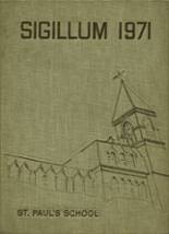 1971 St. Paul's High School Yearbook from Garden city, New York cover image