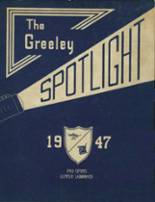 Horace Greeley High School 1947 yearbook cover photo