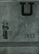 Union High School 1953 yearbook cover photo