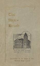 Rawlins High School 1911 yearbook cover photo