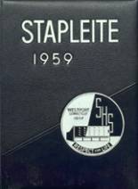 Staples High School 1959 yearbook cover photo