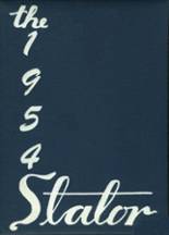 Corning Free Academy 1954 yearbook cover photo
