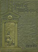 Findlay High School 1937 yearbook cover photo
