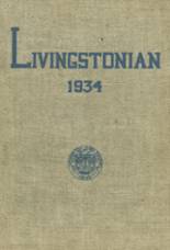 Livingston High School 1934 yearbook cover photo