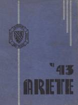 Aquinas Institute 1943 yearbook cover photo