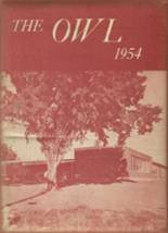Ridgeway R5 High School 1954 yearbook cover photo