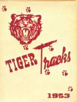 John F. Hodge High School 1953 yearbook cover photo