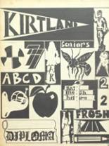 Kirtland High School 1977 yearbook cover photo