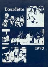 Lourdes High School 1973 yearbook cover photo