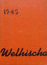 Wellsburg High School 1945 yearbook cover photo