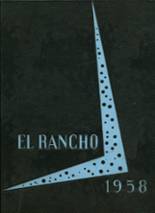 El Rancho High School 1958 yearbook cover photo