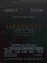 Ridgewood High School 2008 yearbook cover photo