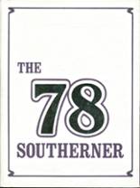 Southern High School 1978 yearbook cover photo