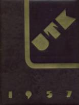 Utica Consolidated High School 1957 yearbook cover photo