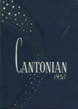 Canton High School 1957 yearbook cover photo