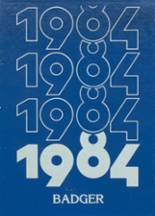 Wishek High School 1984 yearbook cover photo