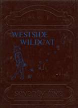 Westside High School 1975 yearbook cover photo