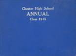 Chester High School 1915 yearbook cover photo