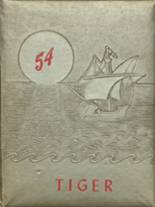 Temple High School 1954 yearbook cover photo