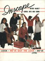 Mother McAuley Liberal Arts High School 1990 yearbook cover photo