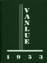 Vanlue High School 1953 yearbook cover photo